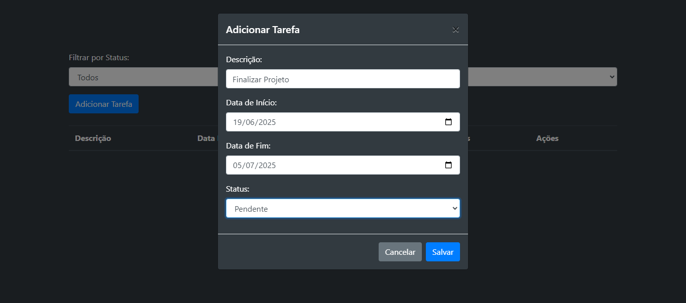Gerenciador de Tarefas